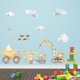 Stickers pour enfants: Excavateurs mécaniques 3