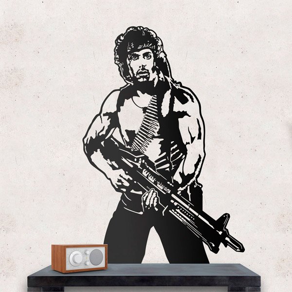 Stickers muraux: Rambo
