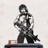 Stickers muraux: Rambo 2