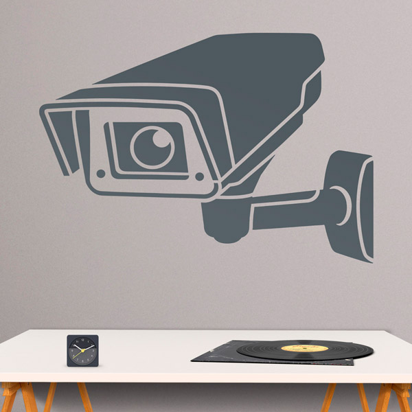 Stickers muraux: Caméra de surveillance