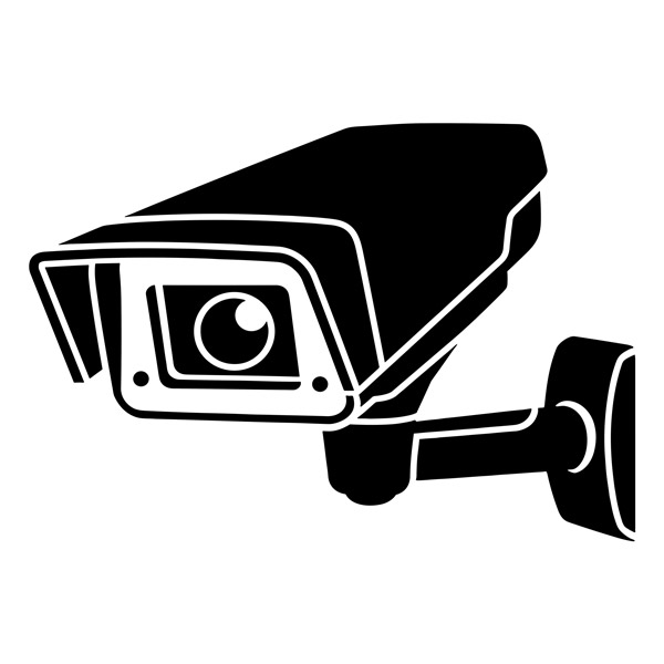 Stickers muraux: Caméra de surveillance