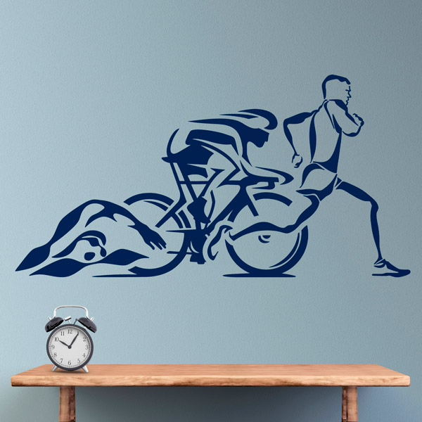 Stickers muraux: Triathlon