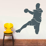 Stickers muraux: Tir de handball 2