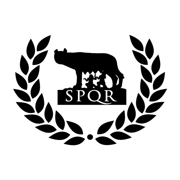 Stickers muraux: Loup SPQR