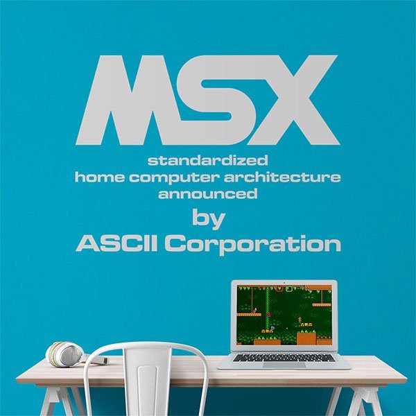 Stickers muraux: Msx ascii