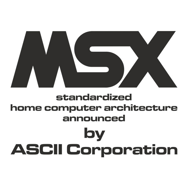 Stickers muraux: Msx ascii