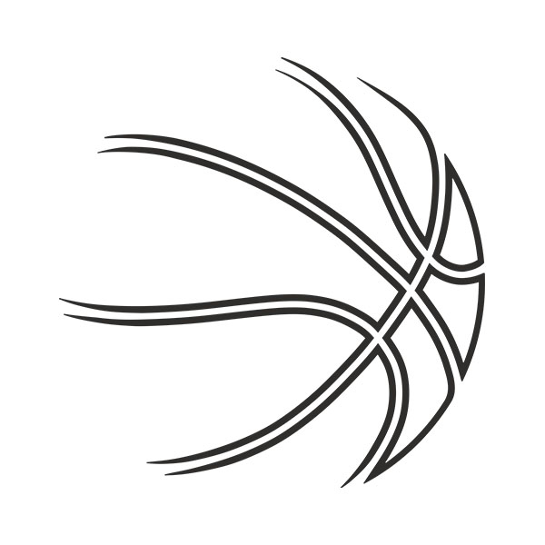 Stickers muraux: Ballon de basket