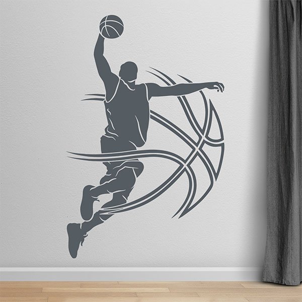 Stickers muraux: Joueur de basket-ball