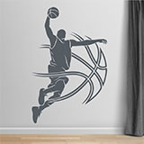 Stickers muraux: Joueur de basket-ball 2