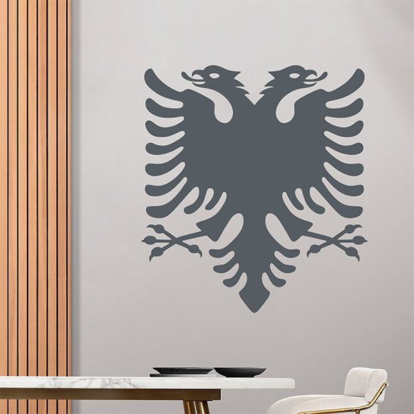 Stickers muraux: Blason de l'Albanie