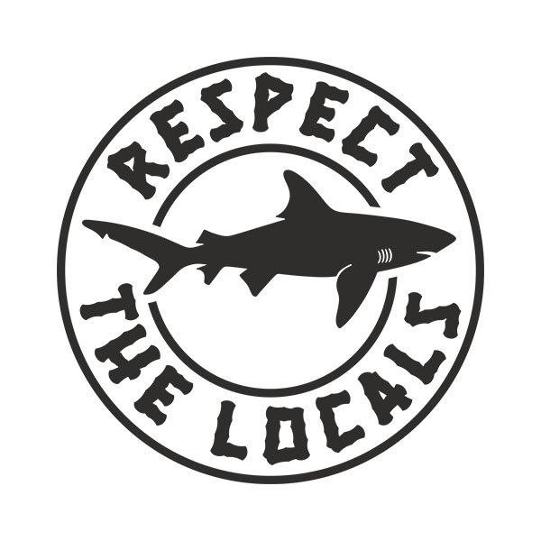 Stickers muraux: Respect the locals