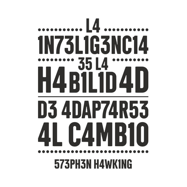 Stickers muraux: Hiéroglyphe Intelligence