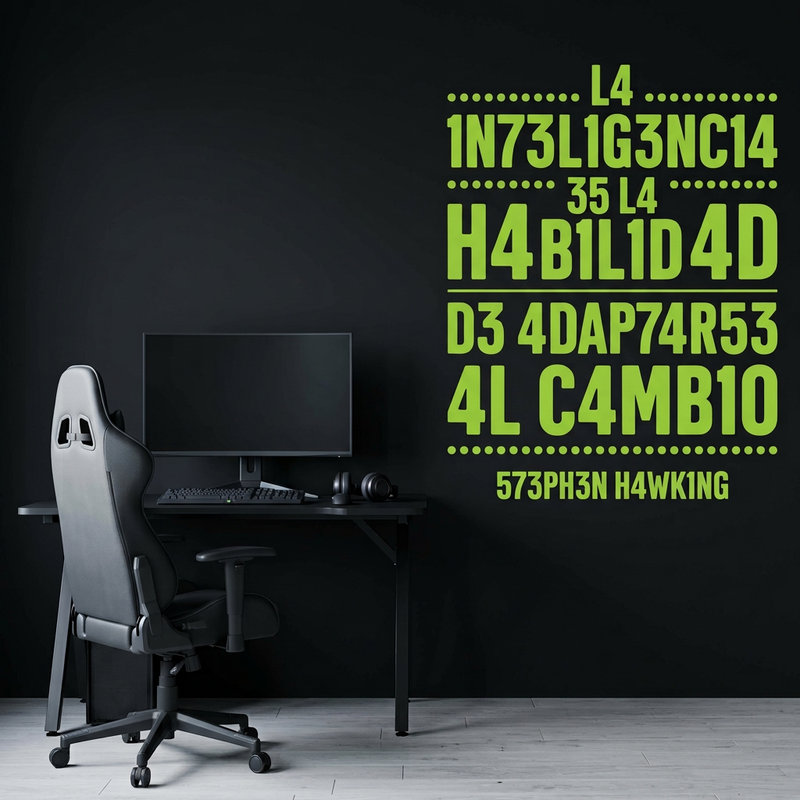 Stickers muraux: Hi&eacute;roglyphe Intelligence
