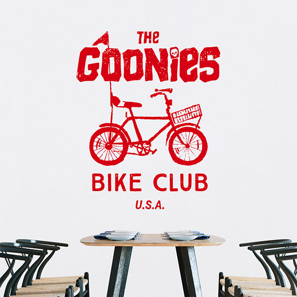 Stickers muraux: The Goonies bike club