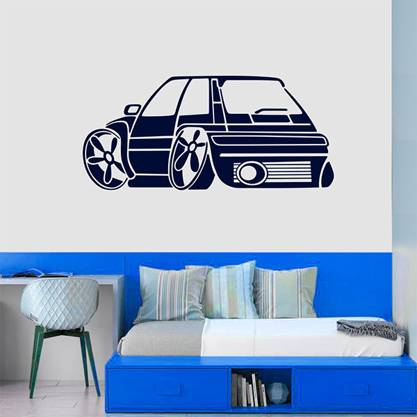 Stickers muraux: Renault 5 Copa Turbo