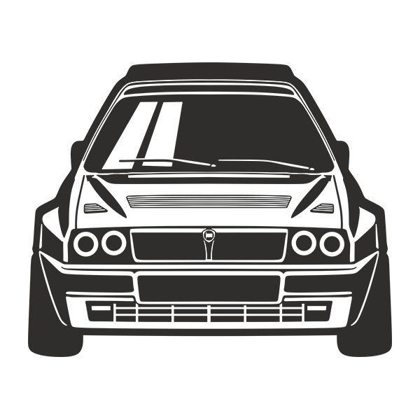 Stickers muraux: Lancia Delta Avant