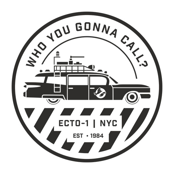 Stickers muraux: Ecto 1 Ghostbusters 2