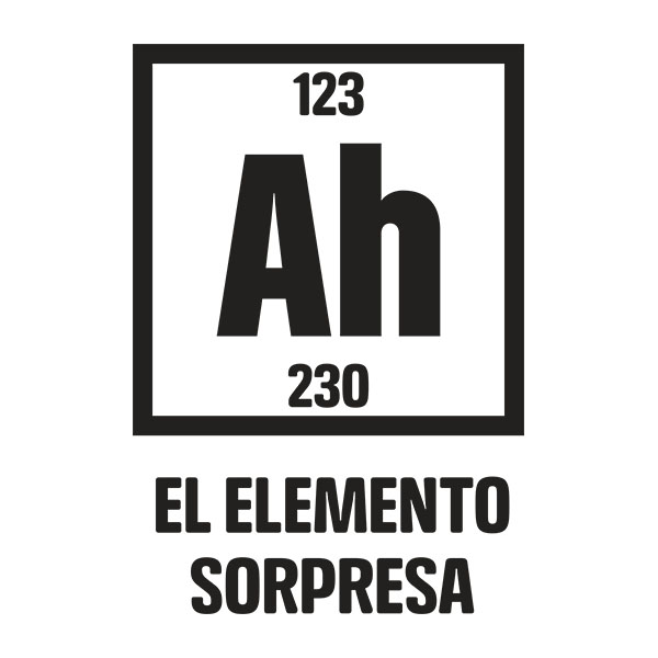 Stickers muraux: Ah elemento Sorpresa