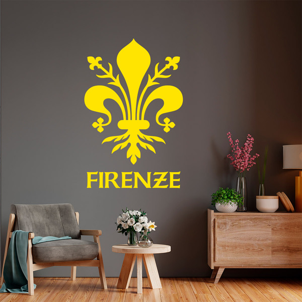 Stickers muraux: Fleur de Lis Florence