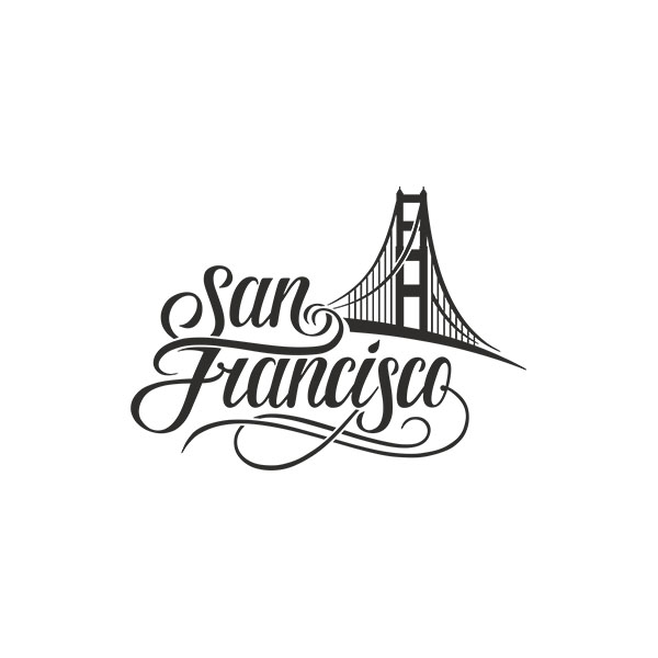 Stickers muraux: San francisco Golden Gate