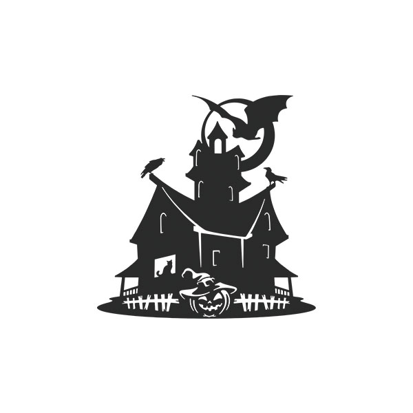 Stickers muraux: Maison hantée d
