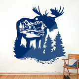 Stickers muraux: Montagnes des pins 2