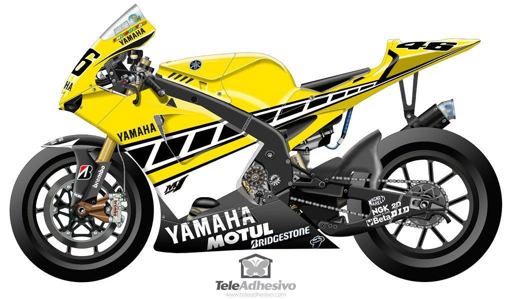 Autocollants: Kit Yamaha 50th Anniversary Laguna Seca 2005 
