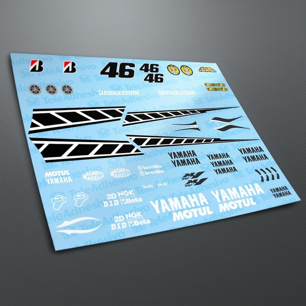 Autocollants: Kit Yamaha 50th Anniversary Laguna Seca 2005 