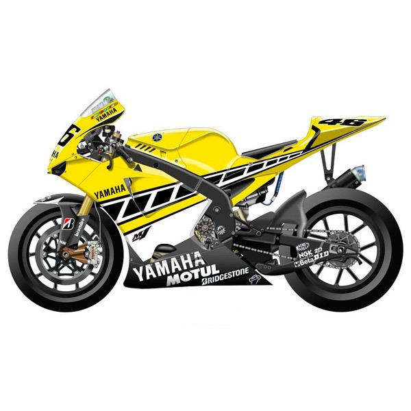 Autocollants: Kit Yamaha 50th Anniversary Laguna Seca 2005 