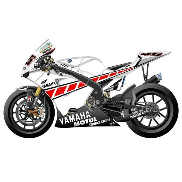 Autocollants: Kit Yamaha 50th Anniversary Valencia 2005 