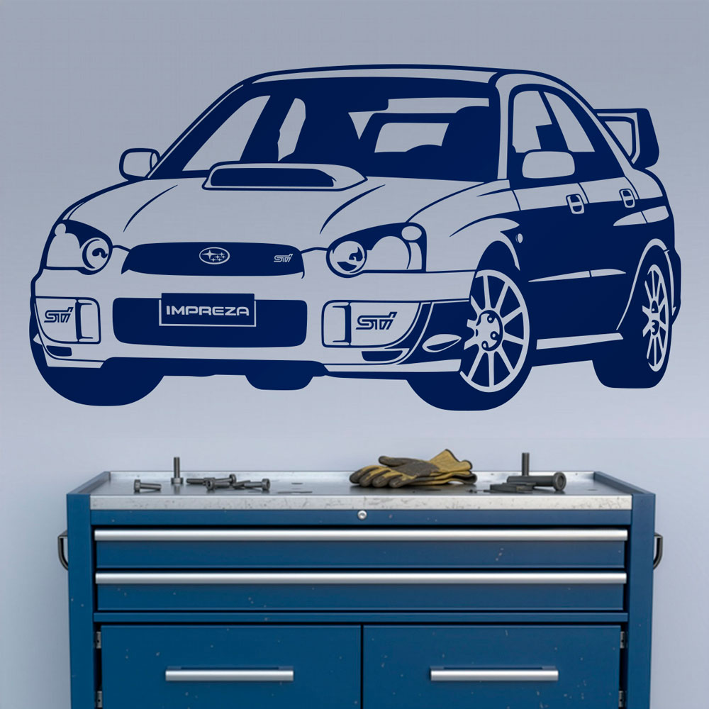 Stickers muraux: Subaru Impreza