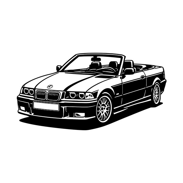 Stickers muraux: BMW Modèle M3 Cabrio
