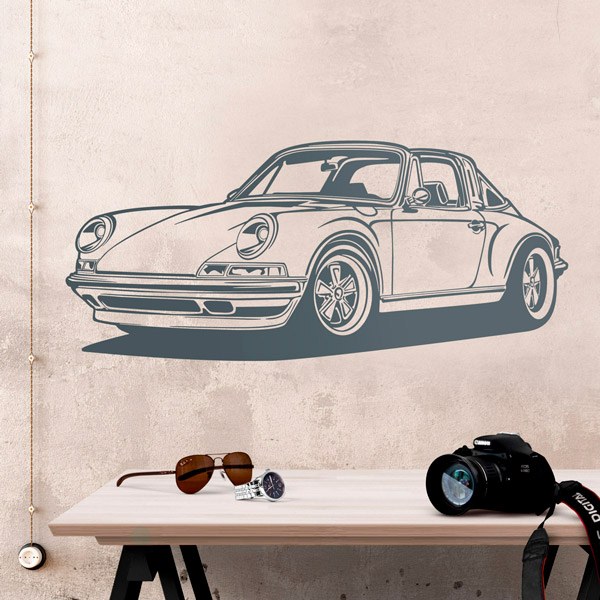 Stickers muraux: Porsche 911 Cabrio