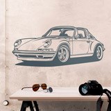 Stickers muraux: Porsche 911 Cabrio 2