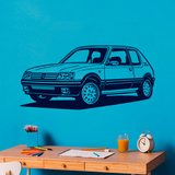 Stickers muraux: Peugeot 205 GTI 4