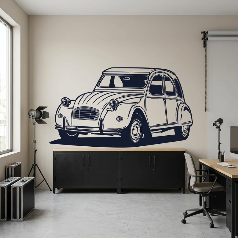 Stickers muraux: Citro&euml;n 2CV
