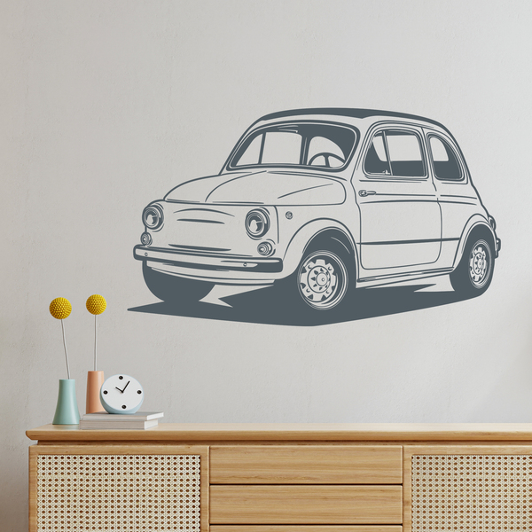 Stickers muraux: Fiat 500