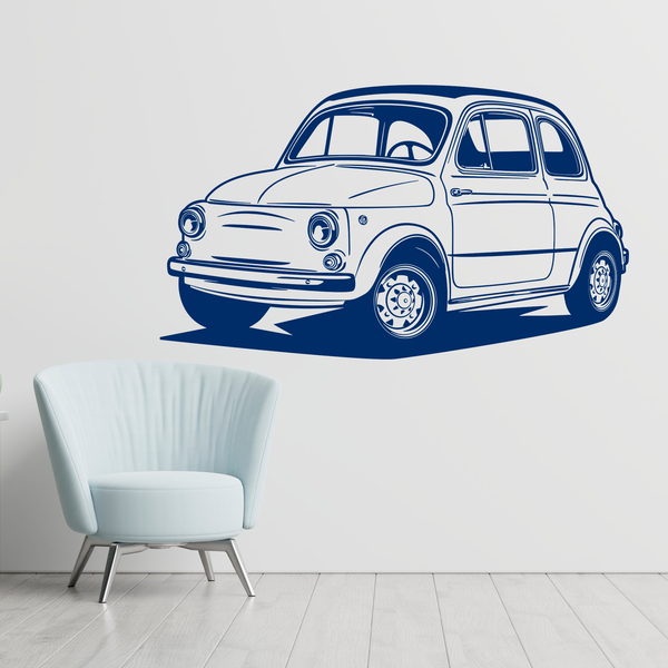 Stickers muraux: Fiat 500