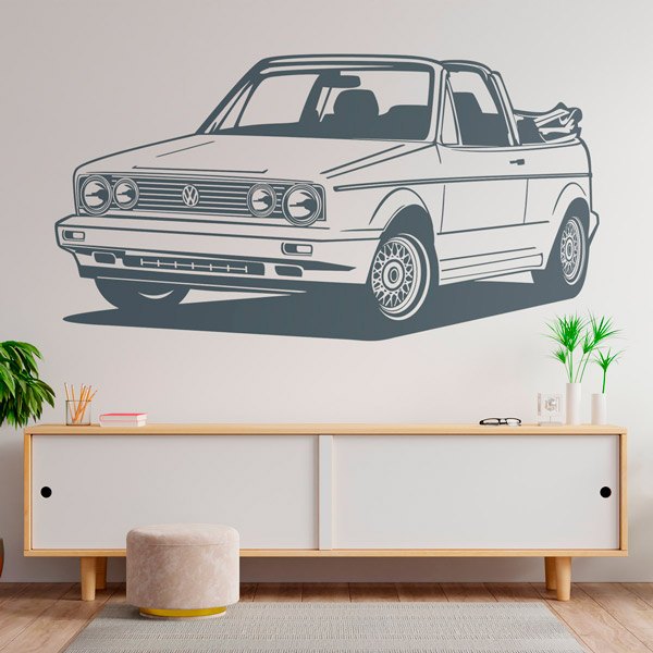 Stickers muraux: Volkswagen Golf Cabrio