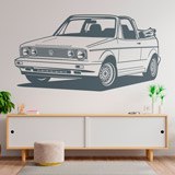 Stickers muraux: Volkswagen Golf Cabrio 2