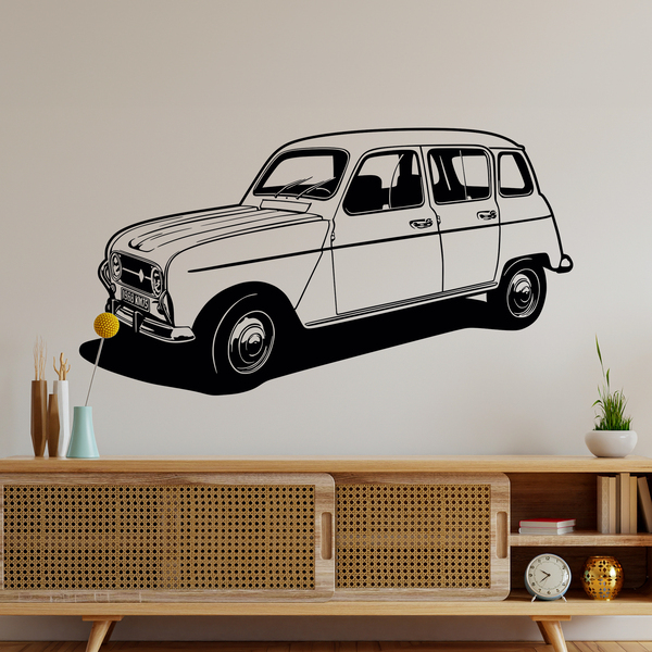 Stickers muraux: Renault 4