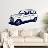 Stickers muraux: Renault 4 2