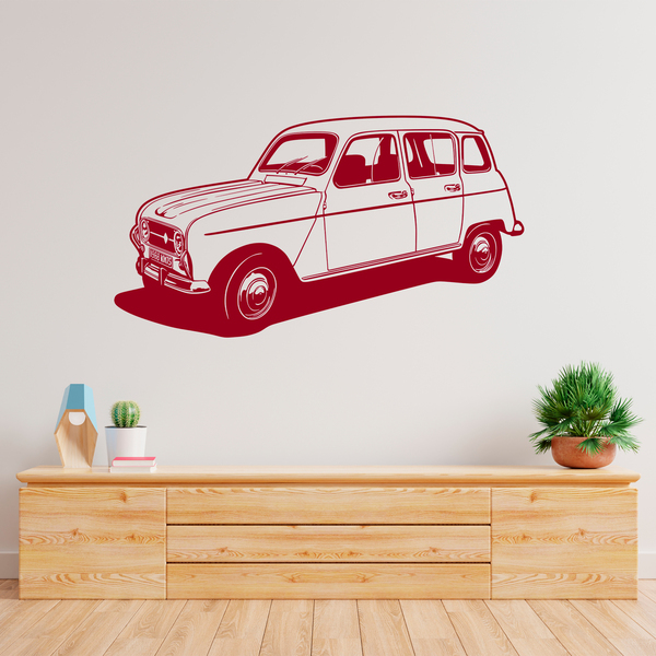 Stickers muraux: Renault 4