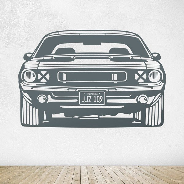 Stickers muraux: Ford Mustang Bullit