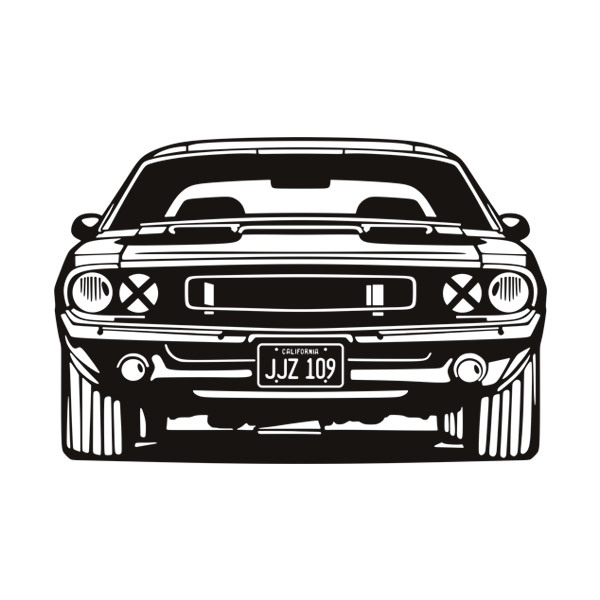 Stickers muraux: Ford Mustang Bullitt