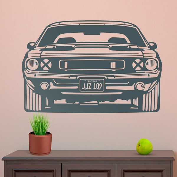 Stickers muraux: Ford Mustang Bullit