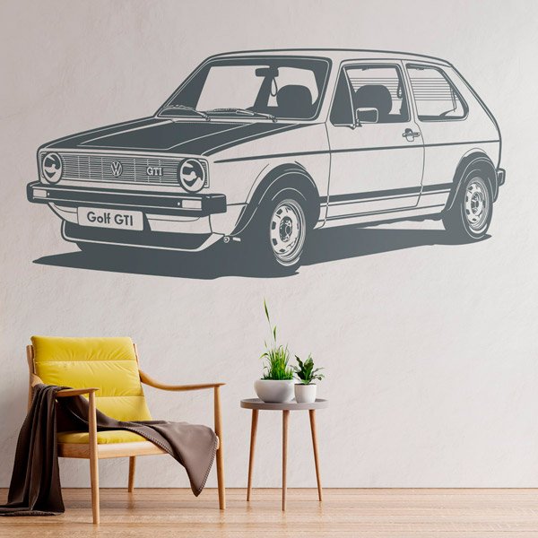 Stickers muraux: Volkswagen Golf GTI