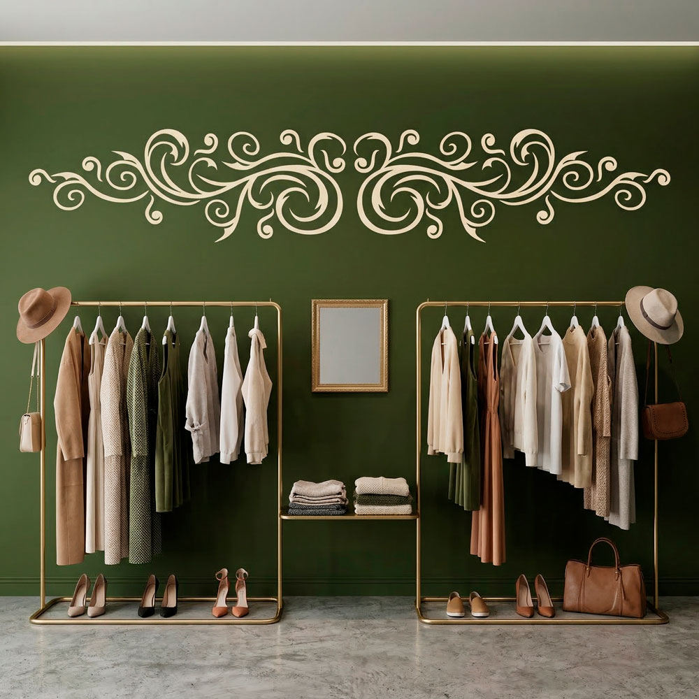 Stickers muraux: Bruy&egrave;re Florale