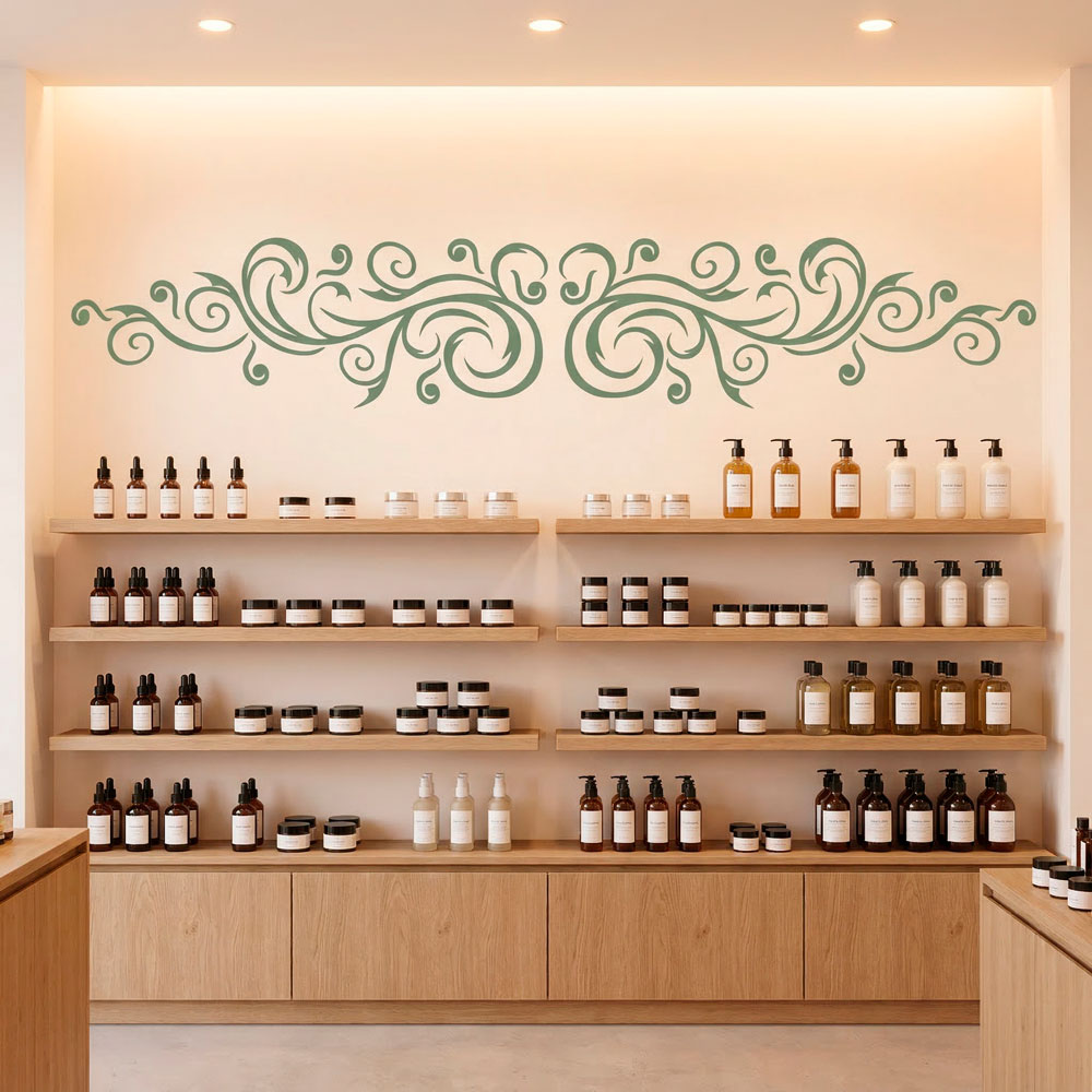 Stickers muraux: Bruy&egrave;re Florale