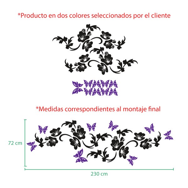 Stickers muraux: Hestia Florale